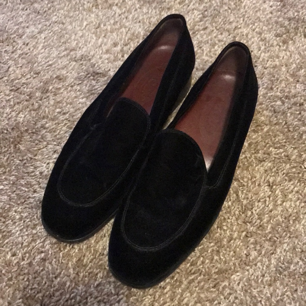 Tod’s Black Velvet Loafers